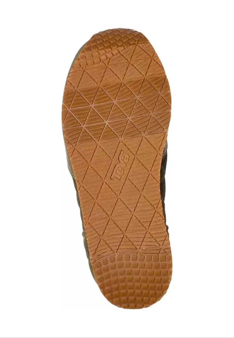 TEVA Burnt Olive ReEmber Quilted Slip-On Outdoor Comfort Mid Platform Booties 10